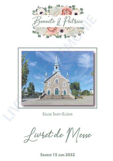 Livret de messe bucolique
